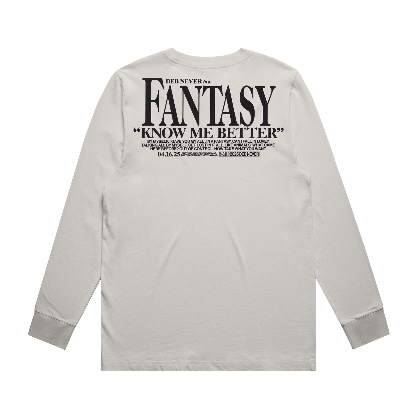 KNOW ME BETTER Long-Sleeve